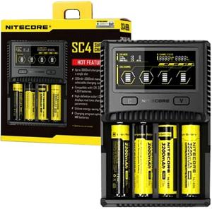 Nitecore Intellicharger SC4 Li-ion/NiMH Battery 4-slot Charger