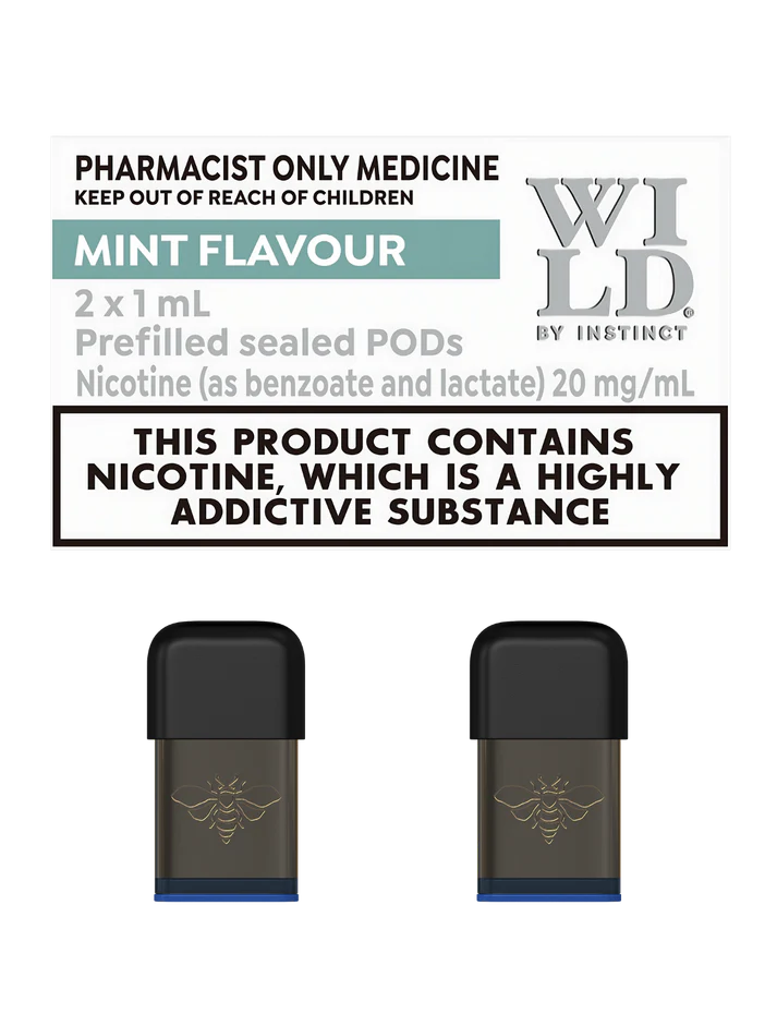 Wild by Instinct - Mint Pod 20mg (2 x 1ml)