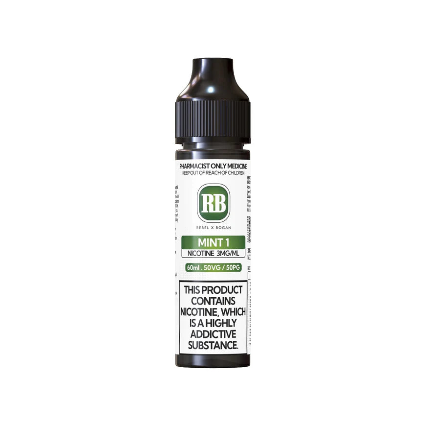 Rebel X Bogan Mint 1 Freebase (60ML BOTTLE)