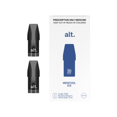 alt - Pods Menthol Ice 20mg/mL 2 x 2mL Pods