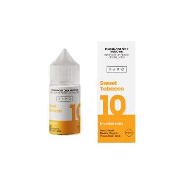 VAPO E Liquid Sweet Tobacco 10mg/20mg 30ml Salt