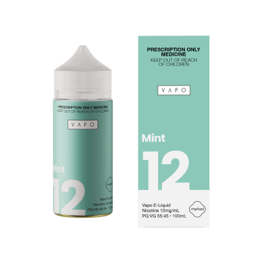 VAPO - E Liquid Mint 100mL Freebase