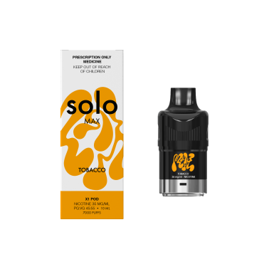 Solo - MAX Pods Tobacco 35mg/mL 10mL pod