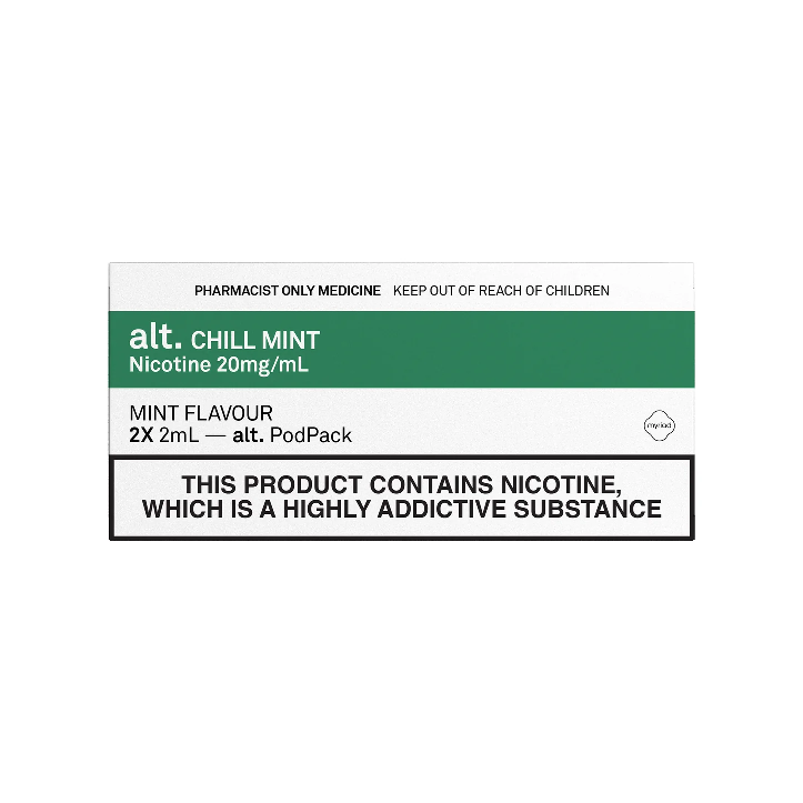 alt - Pods Chill Mint 2 x 2mL Pods