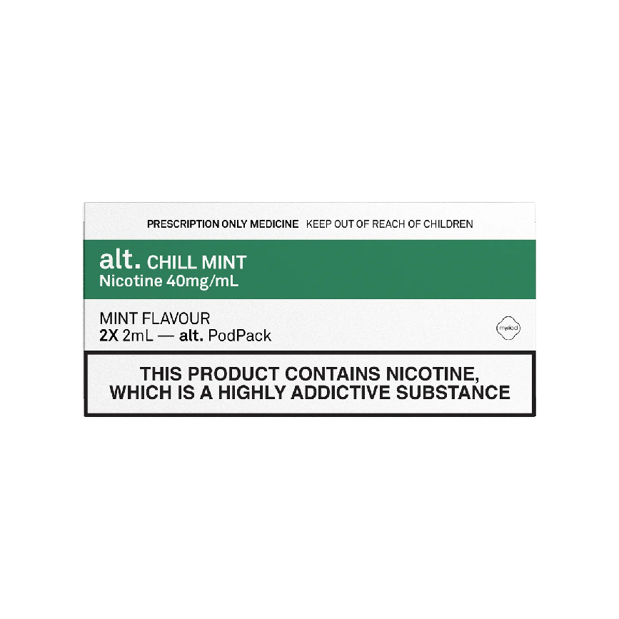 alt - Pods Chill Mint 2 x 2mL Pods