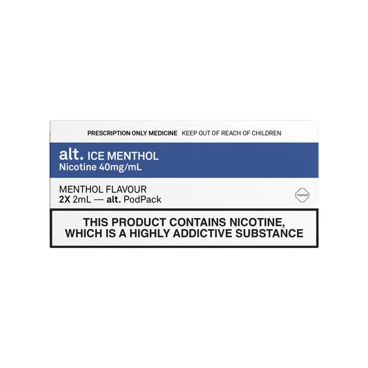 alt - Pods Menthol Ice 2 x 2mL Pods