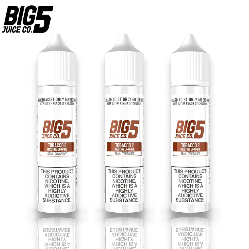 Big 5 - Tobacco 2 FREEBASE (60ML BOTTLE)