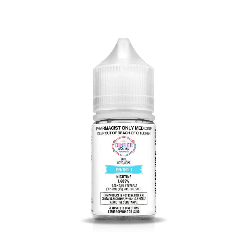 Dinner Lady - Menthol 1 Nicotine Salts (30ML BOTTLE)