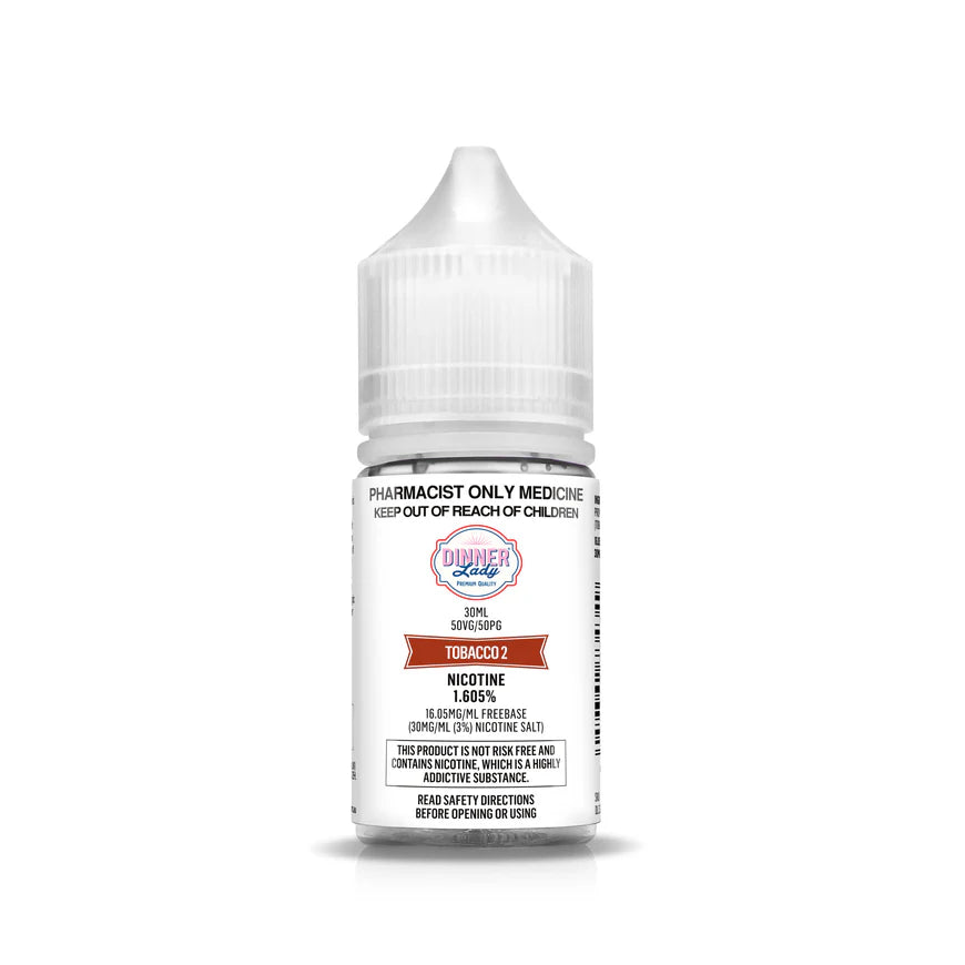 Dinner Lady - Tobacco 2 Nicotine Salts (30ML BOTTLE)