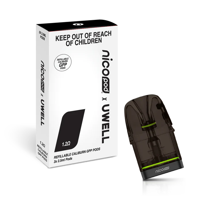NicoPod x Uwell Refillable Caliburn G3 Pods (3 x 2.5ml)