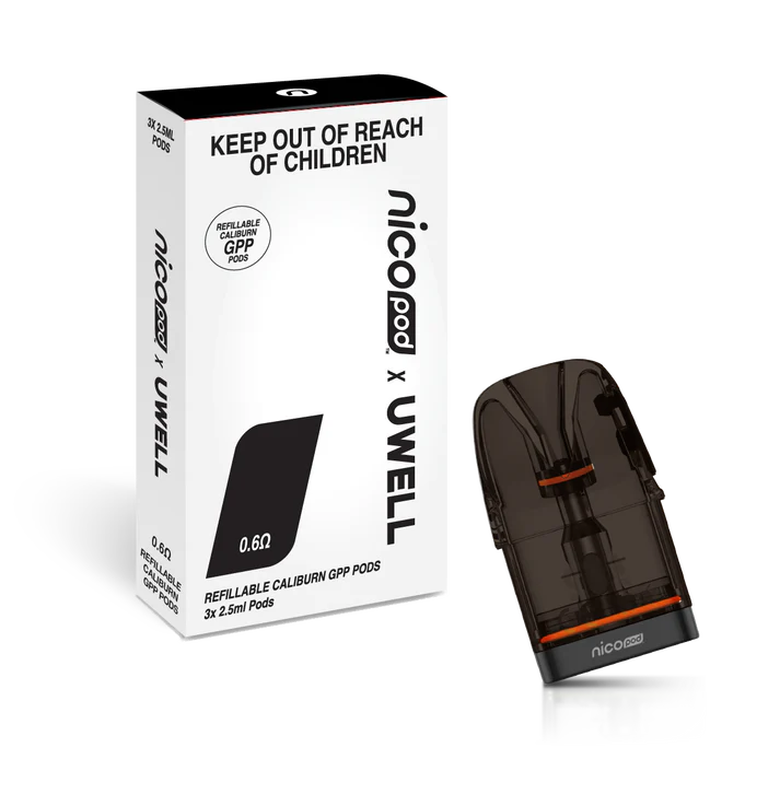 NicoPod x Uwell Refillable Caliburn G3 Pods (3 x 2.5ml)