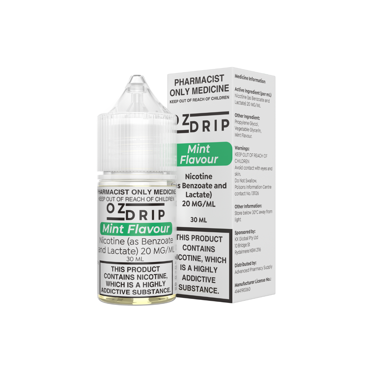 OZ Drip - Mint Nicotine Salts 30mL