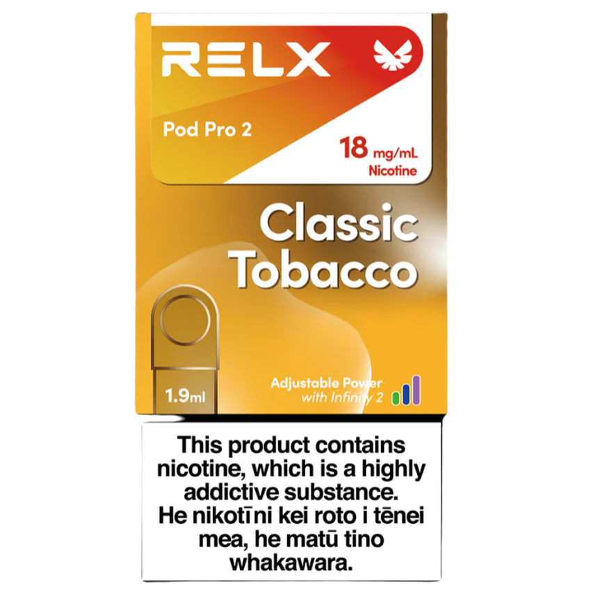 RELX - POD CLASSIC TOBACCO 18MG/ML 1X1.9ML