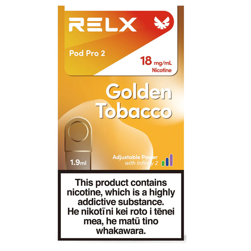 RELX - POD GOLDEN TOBACCO 18MG/ML 1X1.9ML