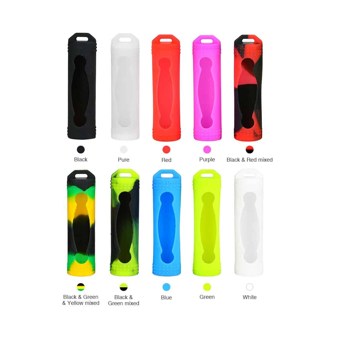 Silicone Case for 20700/21700 Battery