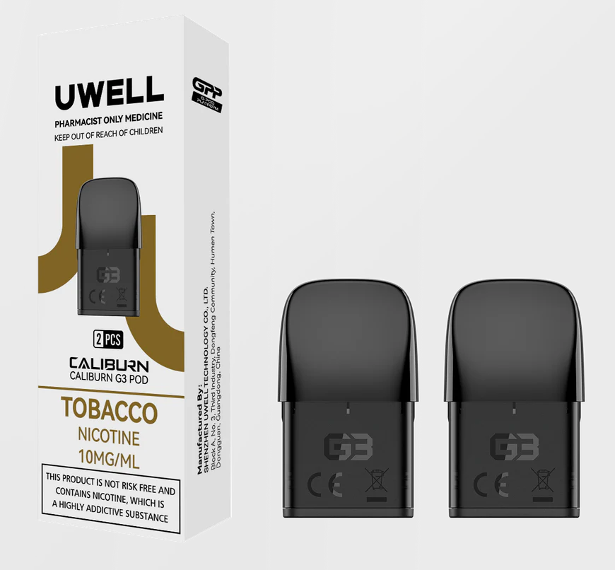 UWELL - CALIBURN G3 PRE-FILLED POD TOBACCO 2.5ML (2 PACK)