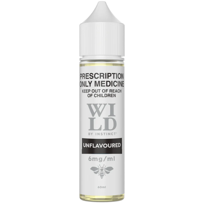 WILD BY INSTINCT UNFLAVOURED FREEBASE (60ML BOTTLE) - S3