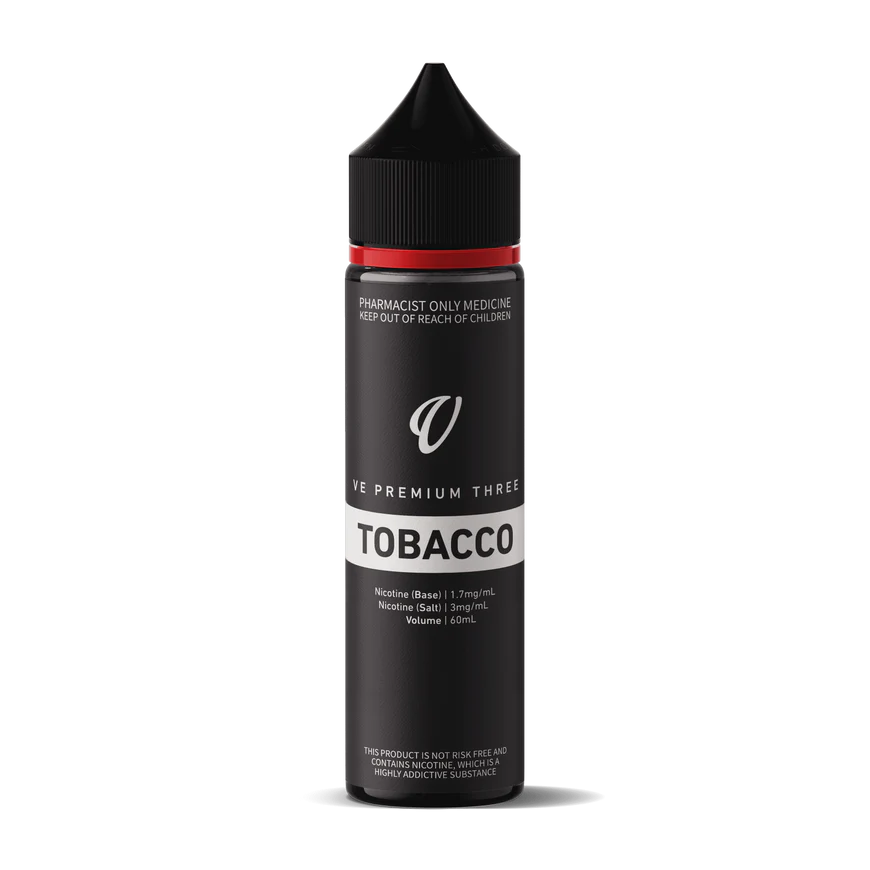 VE - Premium Three Tobacco (60ML BOTTLE)