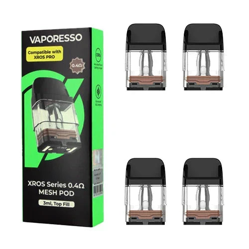 Vaporesso - Xros Pro Replacement Pods 0.4ohm (4pk)