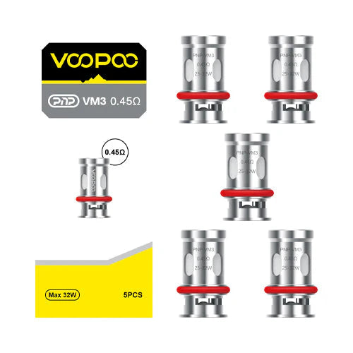 VooPoo - PnP Replacement Coils (5pk)