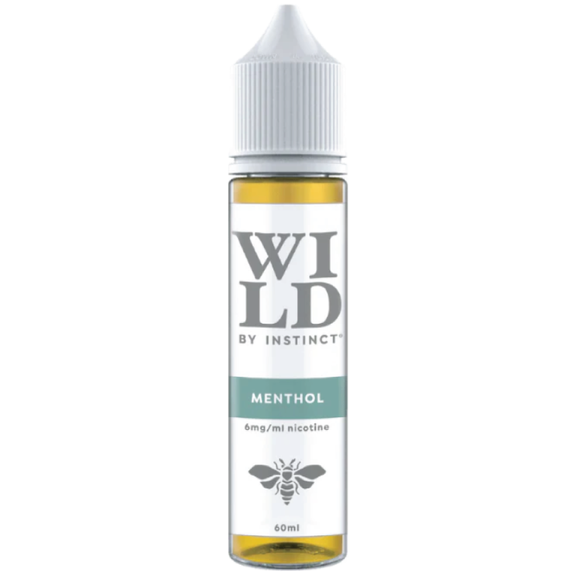 WILD BY INSTINCT MENTHOL FREEBASE 3/6-MG/ML (60ML BOTTLE) - S3