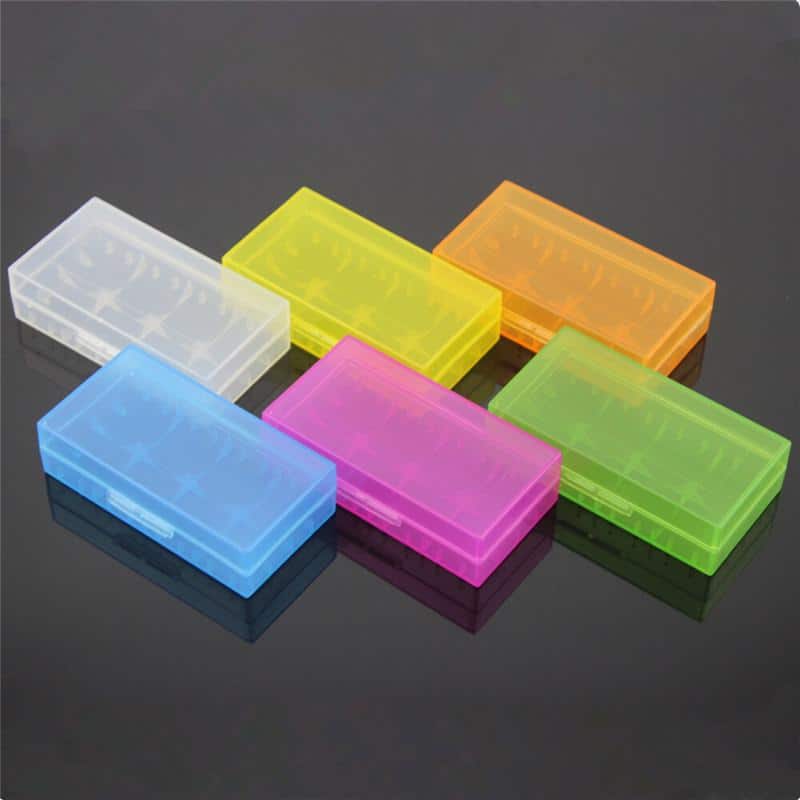 Plastic Storage Case for 18650 Battery