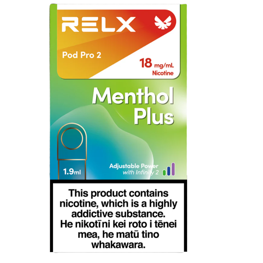 RELX - POD MENTHOL PLUS 18MG/ML 1X1.9ML